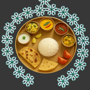 Moti Flower Mahirap Premium Pearl Rangoli Decoration (Green)