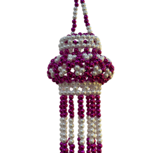 Moti Kandil Elegant Handmade Pearl Lantern for Home Decor