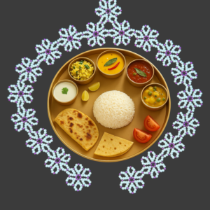 Moti Flower Mahirap Premium Pearl Rangoli Decoration (Purple)