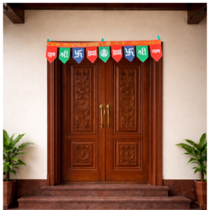 Handmade Khun Toran of Traditional Fabric (Multi Color)