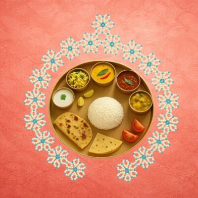 Moti Flower Mahirap Premium Pearl Handmade Rangoli Decoration (Blue)