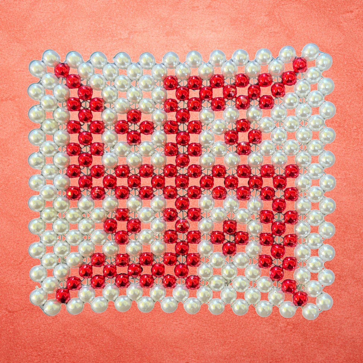 Premium Handcrafted Moti Swastik for Home & Temple Decor