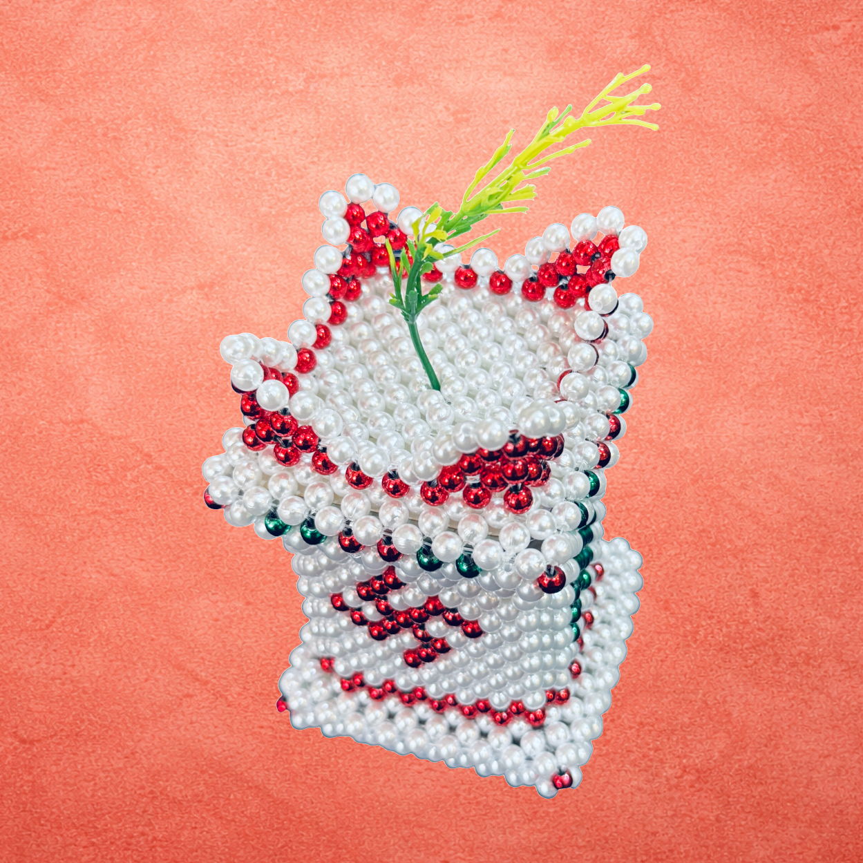 Handmade Moti Tulsi Vrindavan (5") - Image 4