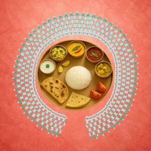 Moti Mahirap Premium Pearl Rangoli Decoration (Green)