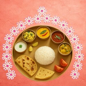 Moti Flower Mahirap Premium Pearl Rangoli Decoration (Pink)