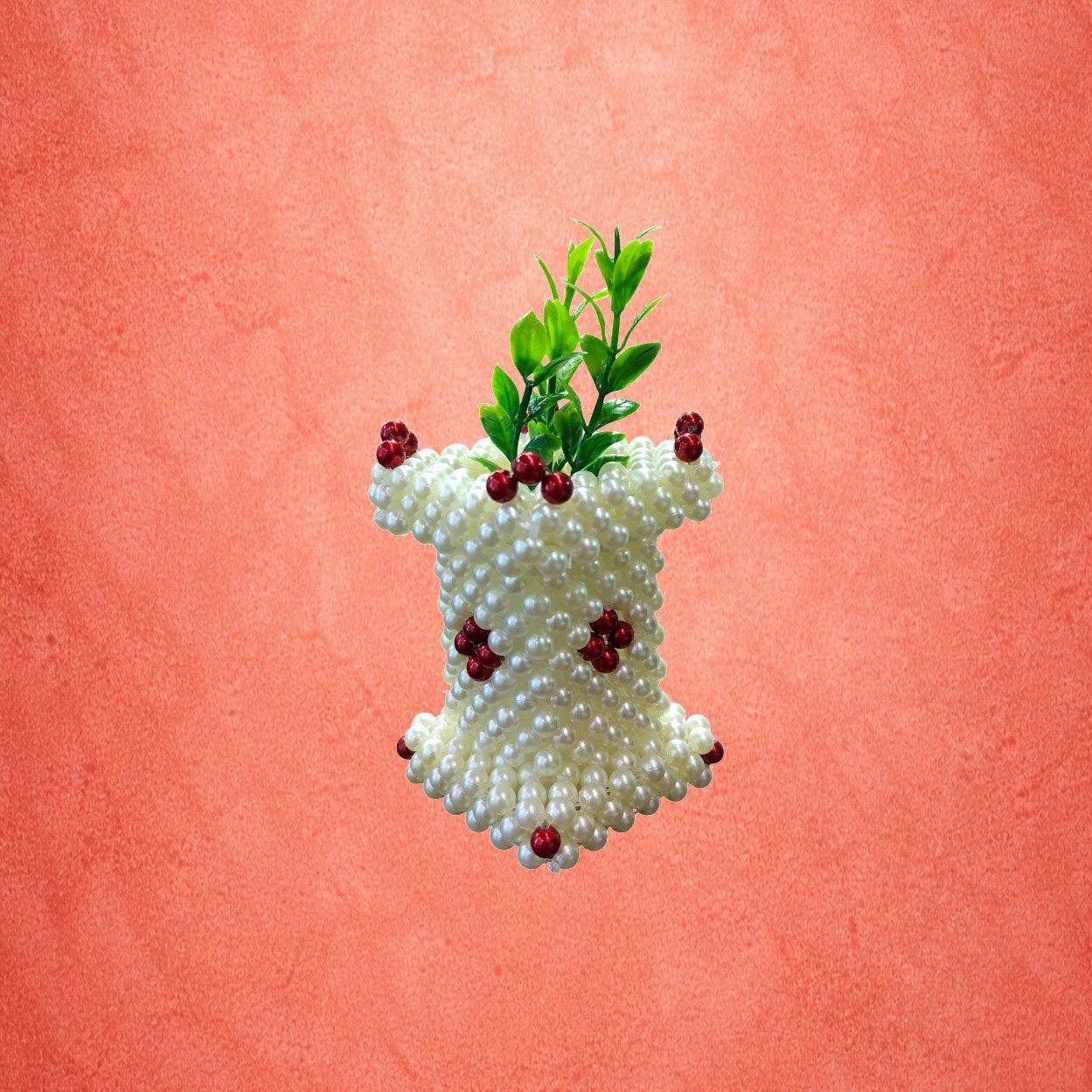 Handmade Moti Tulsi Vrindavan (3.5") - Image 2