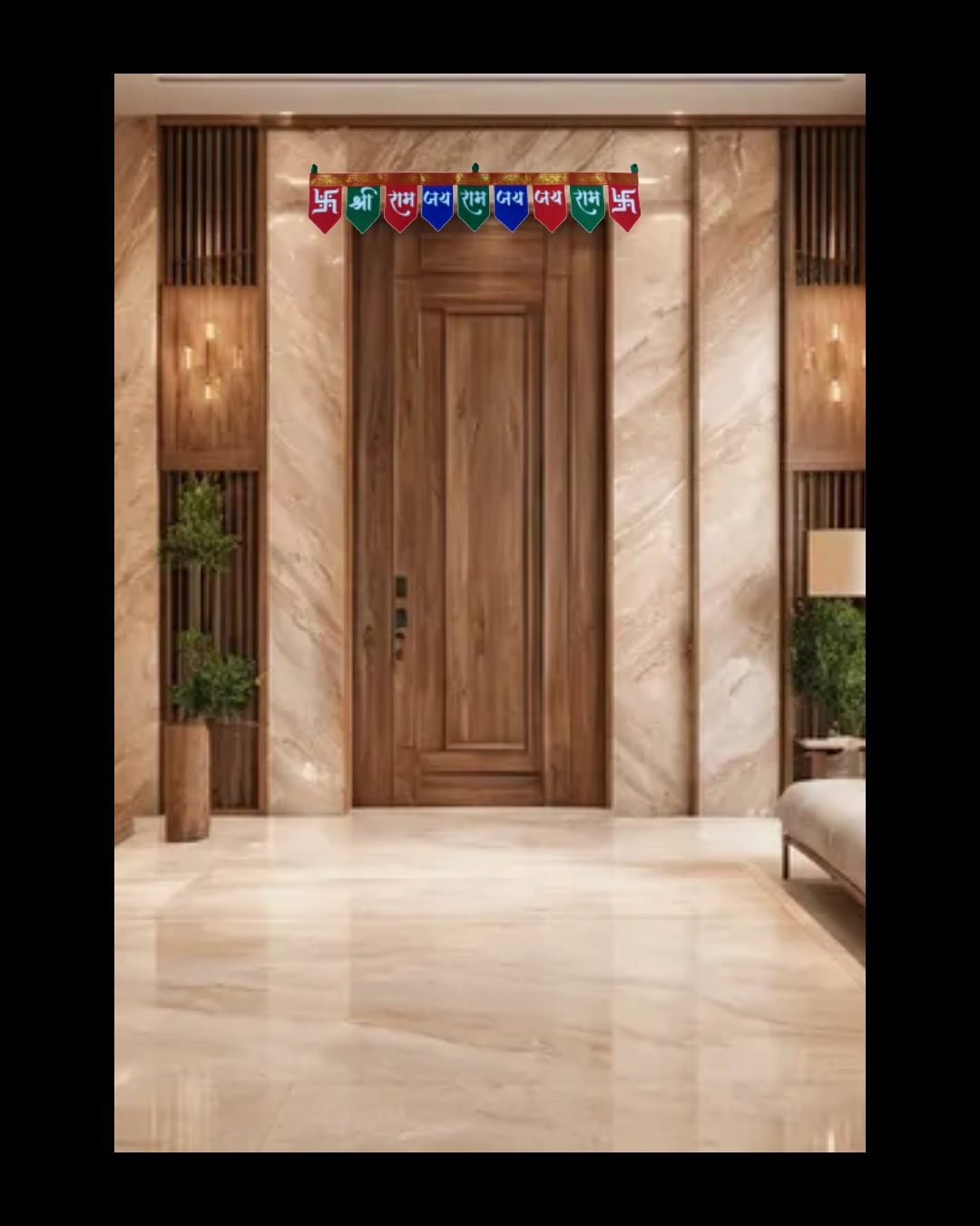 Shree Ram Decorative Khun Toran – Traditional Festive Door Hanging - Image 2